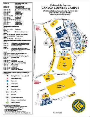 Canyon Country campus map