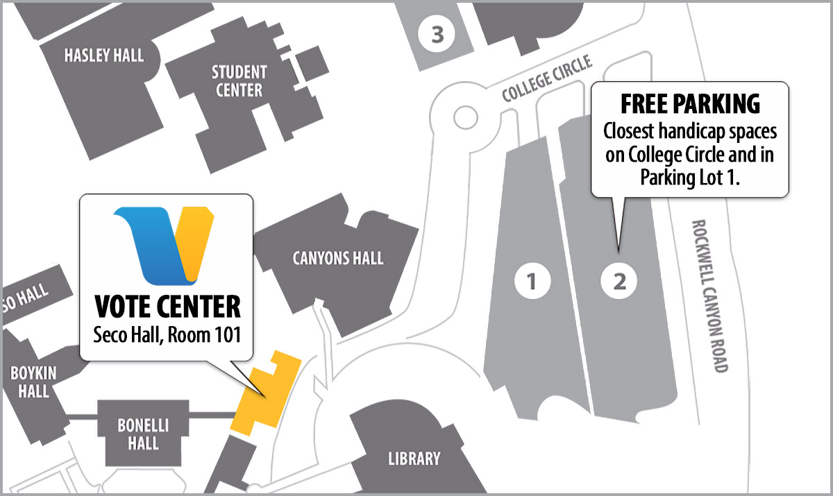 College Of The Canyons Map Vote Center