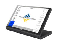 Seven inch touch panel to control AV equipment.
