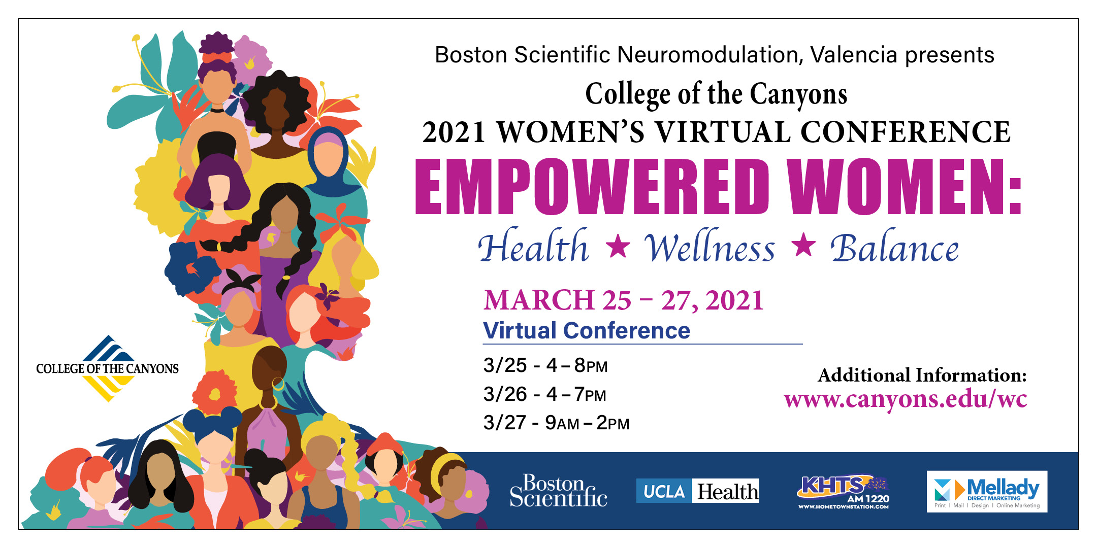 2021 Women's Virtual Conferenced Empowered Women- March 25-27