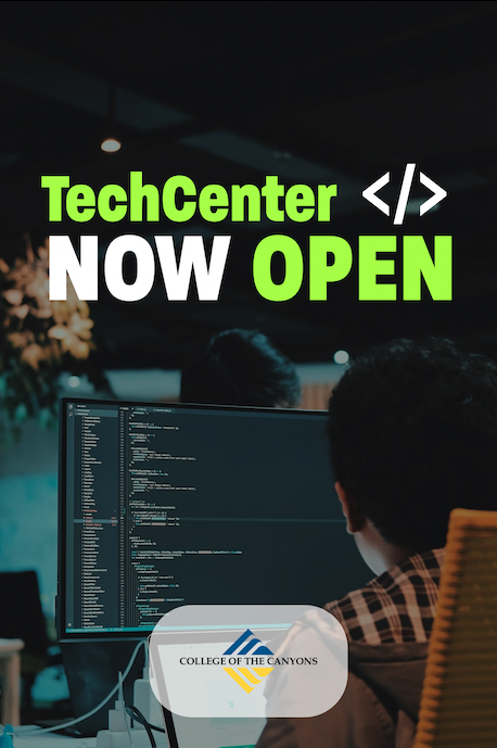 flyer, tech-center now open