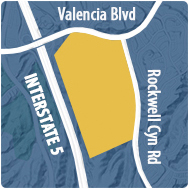 Valencia campus locator map