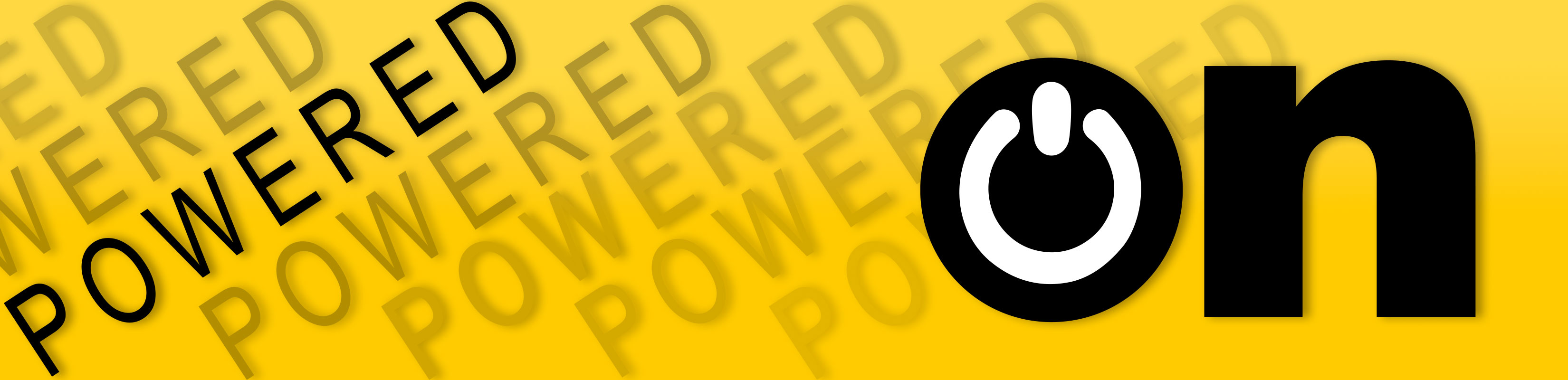 Powered On Banner logo