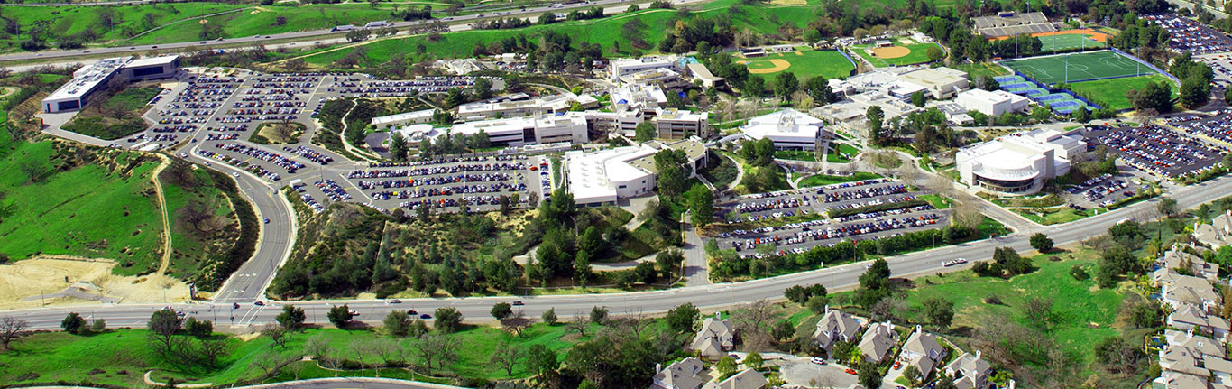 Aerial view of Valencia campus