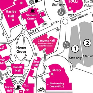 college of the canyons campus map Admissions Records Contact Us college of the canyons campus map