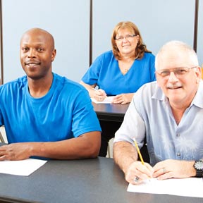 Adult Students in Class