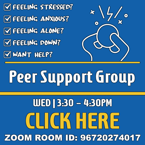 Peer Support Group - Wed 3:30-5pm