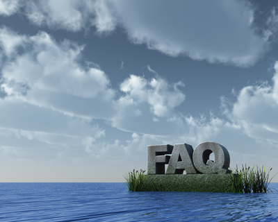 FAQ floating on water