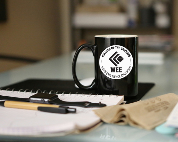 Coffee mug with WEE logo