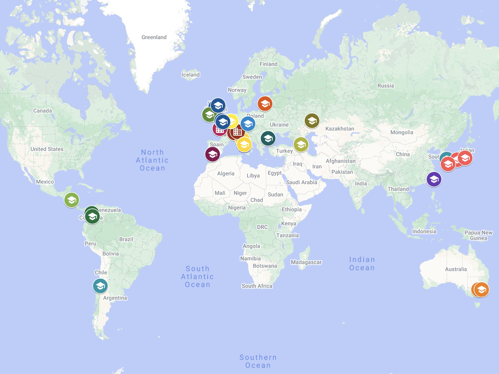 map of isp partners