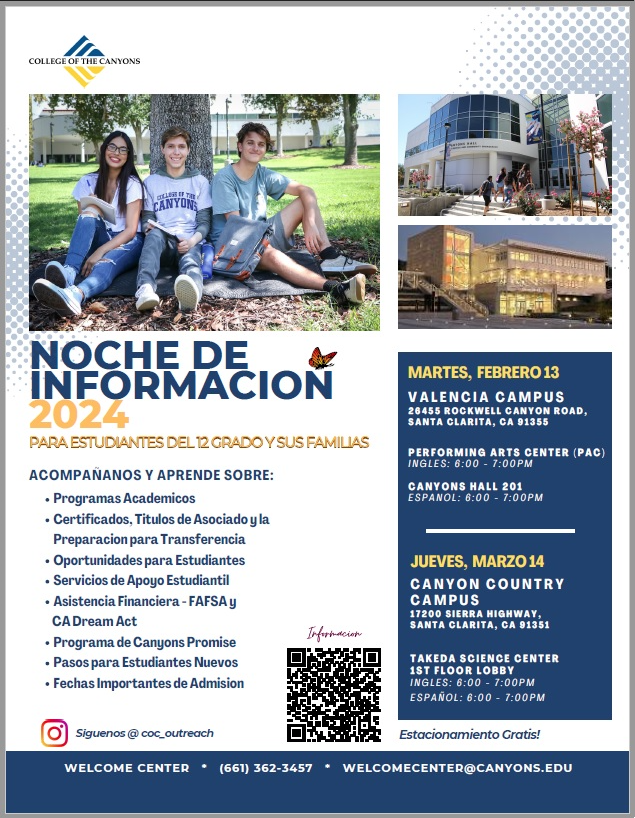 Spanish Info Night