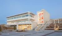 The Takeda Science Center, Lower Plaza, and Amphitheater at the Canyon Country campus, January 2022.